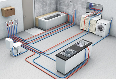 One-stop integrated water, electricity and bathroom supporting services