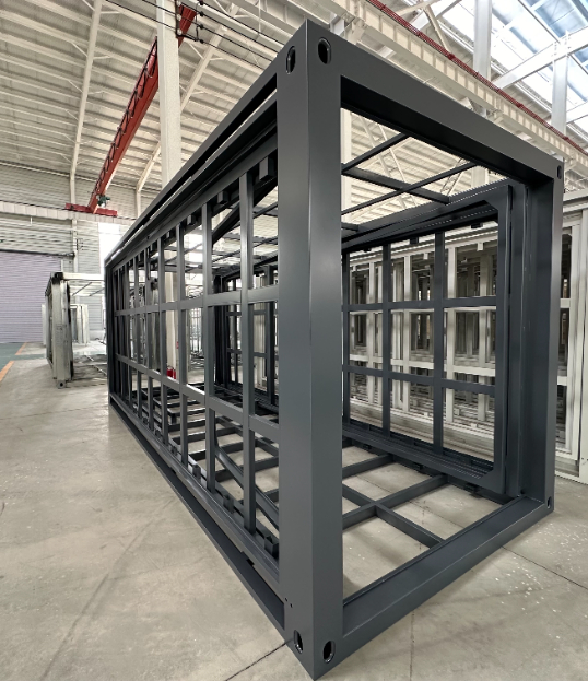 Electrostatic spraying frame