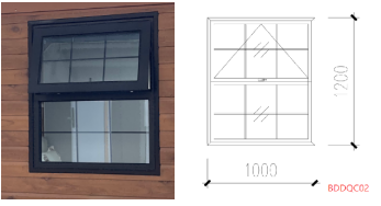 Expandable Folding House with Flat Roof