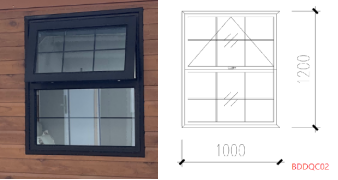 Expandable Folding House with Flat Roof