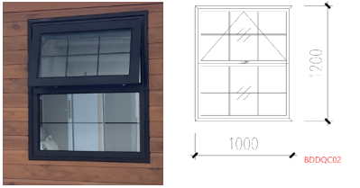 Expandable Folding House with Sloping Roof