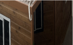 Expandable Folding House with Flat Roof