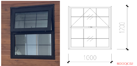 Expandable Folding House with Flat Roof